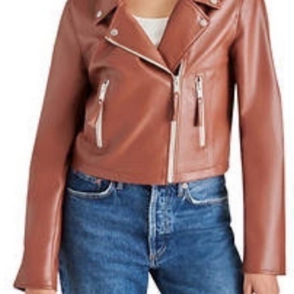 Vegan Leather Moto Jacket by Steve Madden